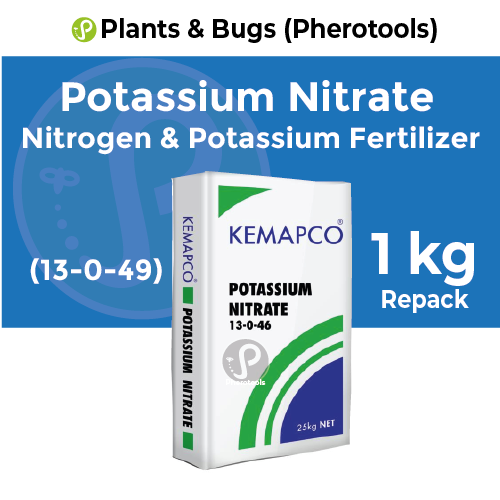 Pherotools 1KG Potassium Nitrate / Saltpeter KNO3 Fertilizer Grade Baja