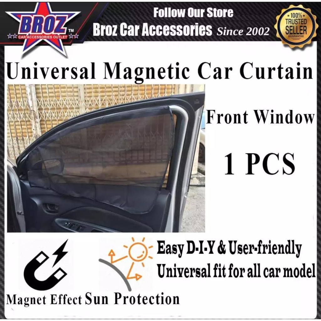 Automotive Side Window 4pcs Car Sun Shade Magnet Adsorption
