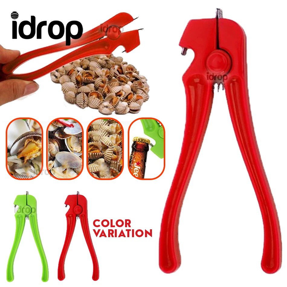 idrop Kitchen Clam Shell & Bottle Cap handheld Manual Opener