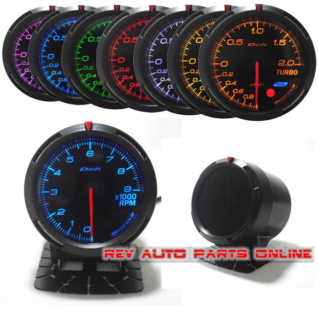 Defi greddy Water Temp Meter Advance Gauge 7 colors Defi Meter include