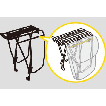 Topeak Uni Super Tourist Dx Disc Mtx Adjustable Bicycle Racks Art No Ta2051 B Shopee Malaysia