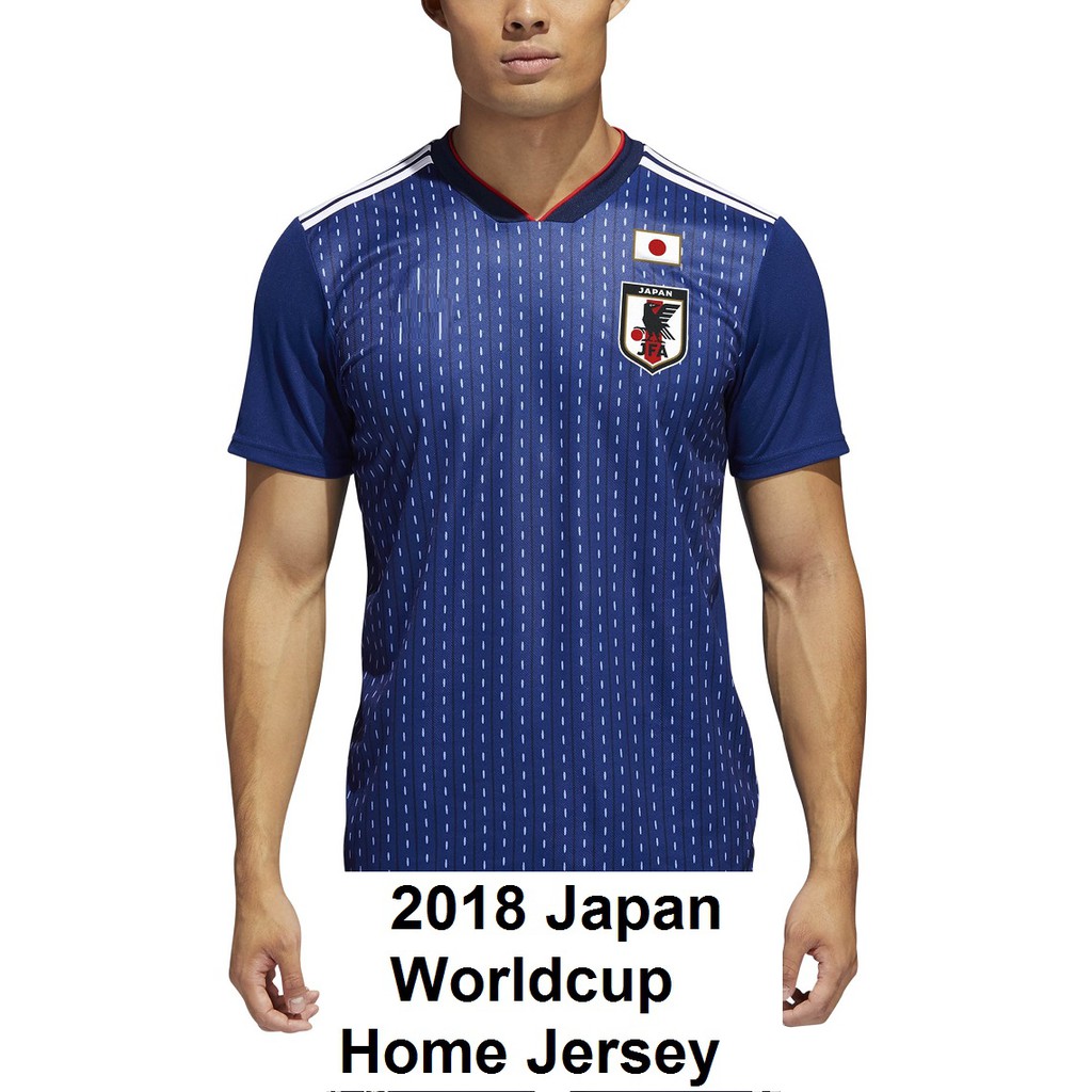 Worldcup 18 Japan Soccer Football Jersey Home Blue Samurai Kfa Shopee Malaysia