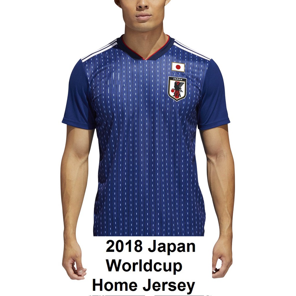 Worldcup 18 Japan Soccer Football Jersey Home Blue Samurai Kfa Shopee Malaysia