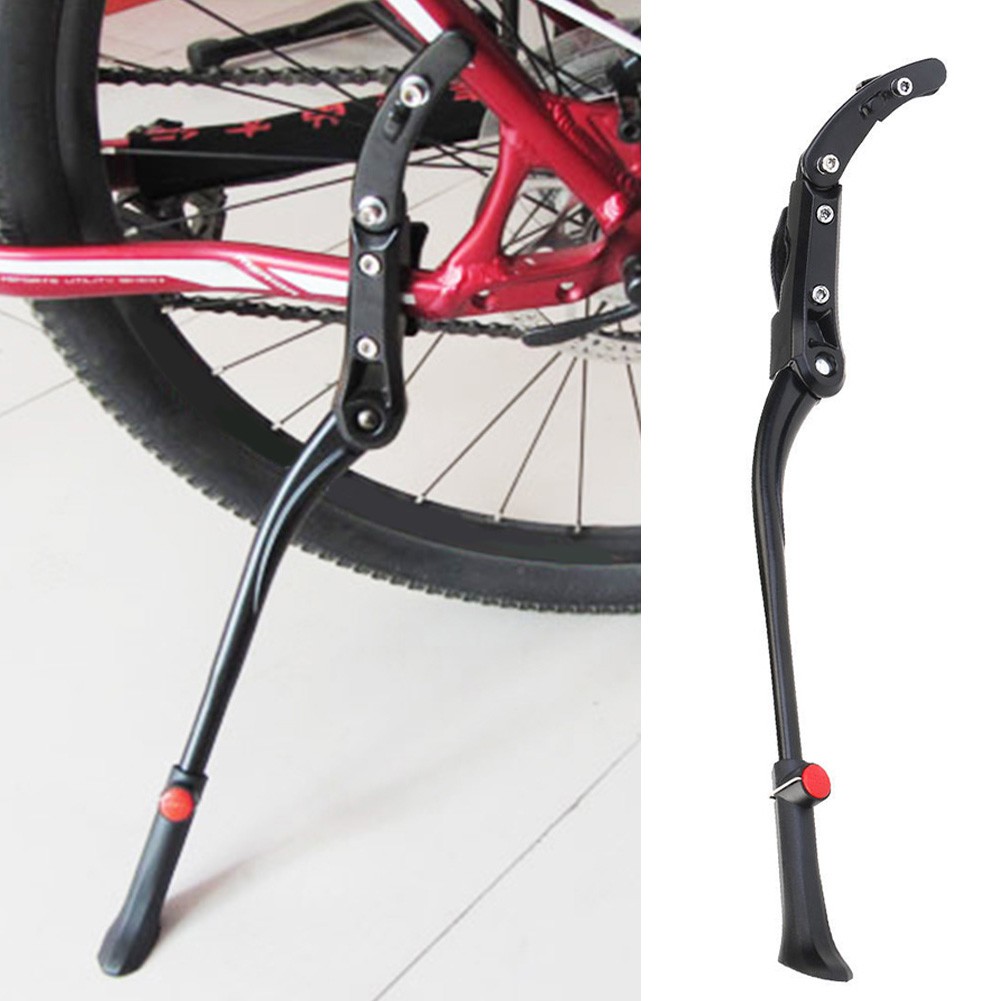 Bicycle Adjustable Alloy Stand Side Kick Black Tackle Bike Side