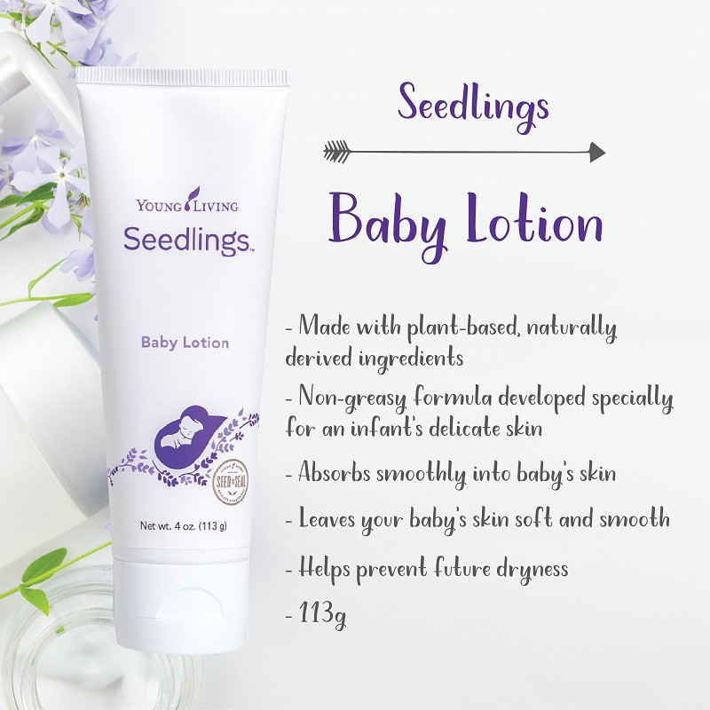 seedlings baby lotion young living