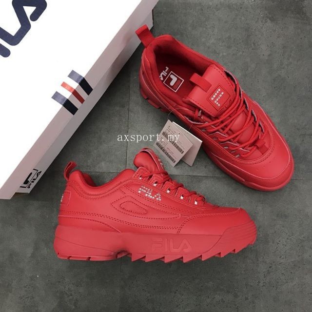 fila shoes in red