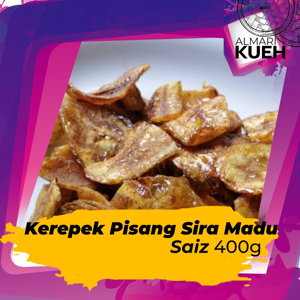 Kerepek Pisang Sira Madu 400gm Shopee Malaysia
