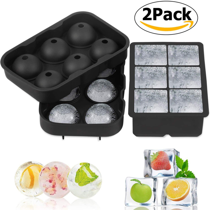 6-compartment Ice Maker/round/square Creative Ice Maker/ice Cube/Pembuat ais