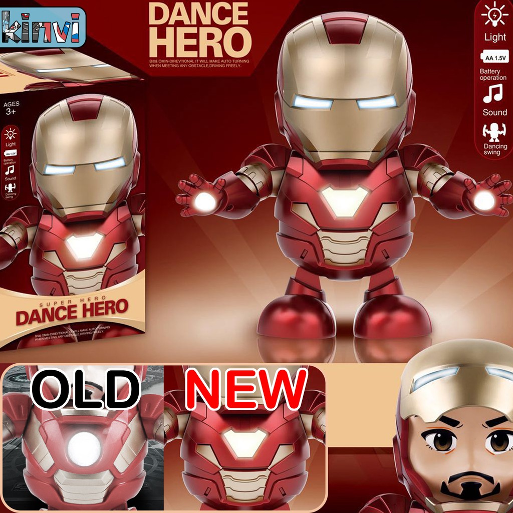 dancing iron man robot