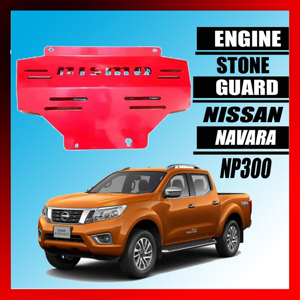 Nissan Navara NP300 Car Red Engine Sump Guard Skid Bash Plate Safety
