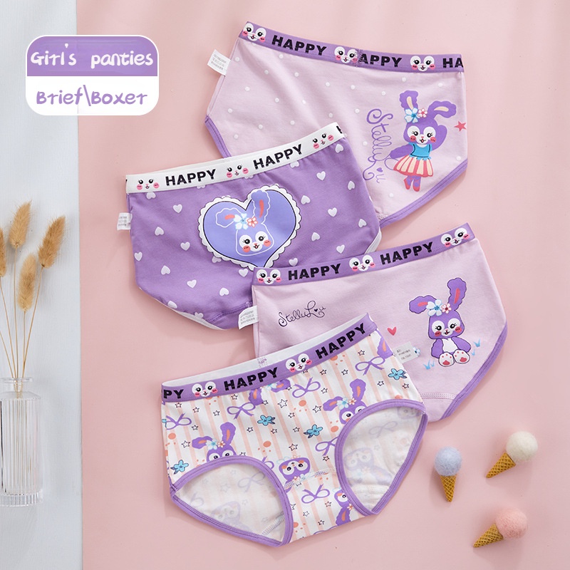 Children's Panties Baby Underwear Girls' Briefs Kids Boxer Shorts