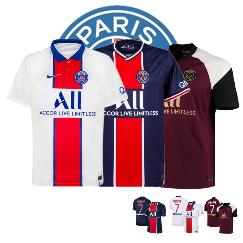 2019/2020/2021 Top Quality PSG Home Jersey 3RD away ...