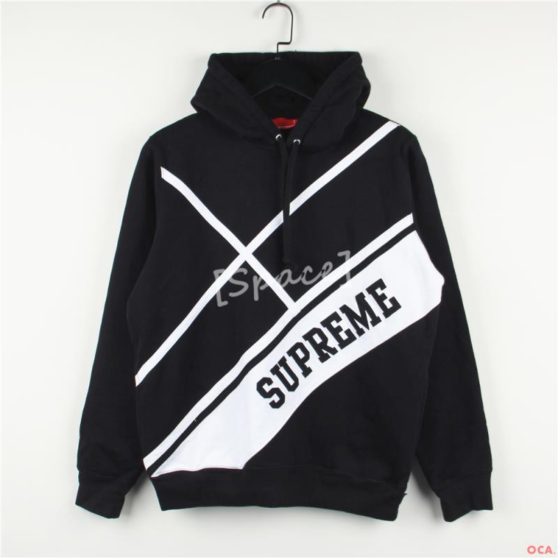 supreme diagonal hoodie