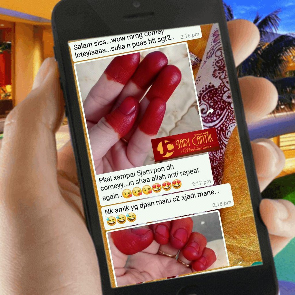 Beli 10 Free 10 Jari Cantik Inai Serbuk Asli Dijamin Merah Tahan Lama Di Jari Shopee Malaysia