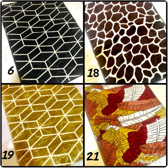 CARPET TATAMI TEBAL TIMBUL SIRI 2 ENGLISH DESIGN TEBAL | Shopee Malaysia