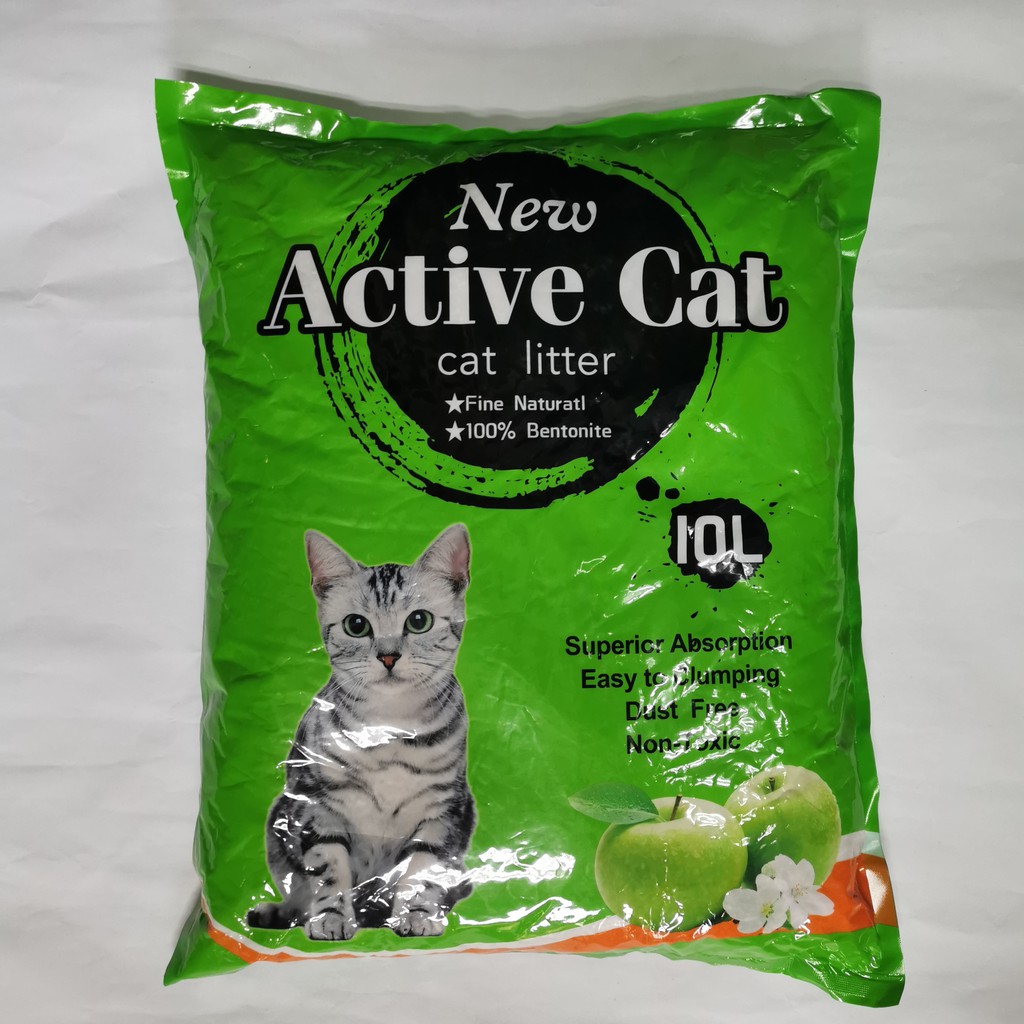 ACTIVE CAT LITTERS SAND 10L(7KG) APPLE FLAVOR Shopee Malaysia