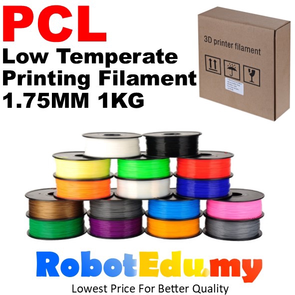 [NEW] Low Temperature Melting Point 60Deg 1KG 1.75MM PCL Filament 3D Printer / Pen Printing