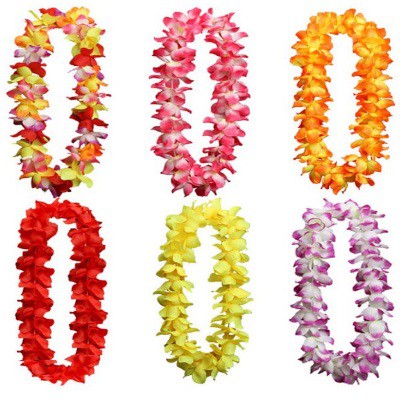[M'SIA READY STOCK] 1pc Hawaiian Garland (Flower Necklace) | Hawaiian Luau Tropical Party Supplies