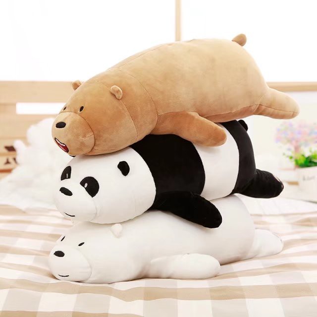 we bare bears teddy bears