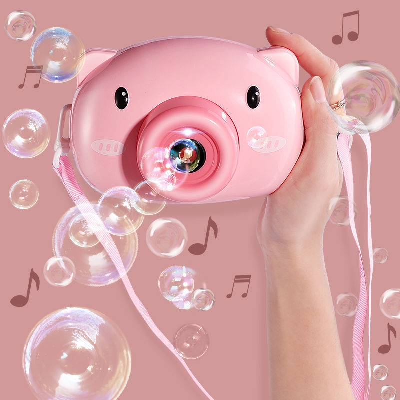 Piggy camera Bubble camera Toy baby 