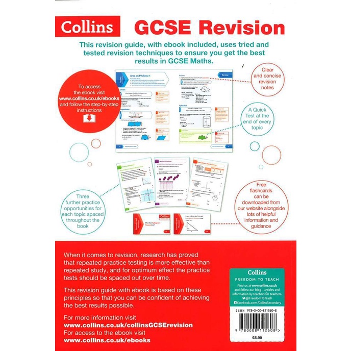 w Gcse 9 1 Maths Higher Revision Guide Collins Gcse 9 1 Revision Isbn Shopee Malaysia