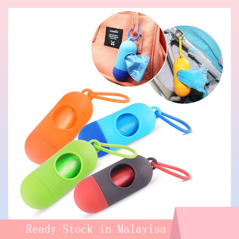Plastic Disposable Diaper Bag Portable Dispenser Pet Garbage Rubbish
