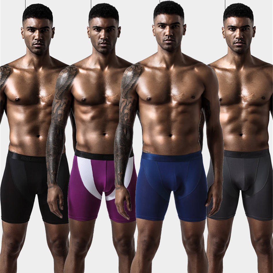 Long Mesh Men Underwear Boxers Trunks Panties Innerwear COMFORT SHORTS IN MEN