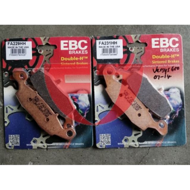 kawasaki versys 650 brake pads