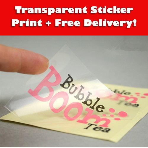 print transparent sticker