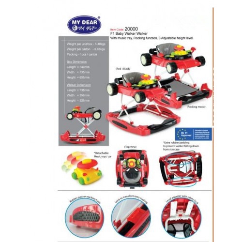 formula one baby walker