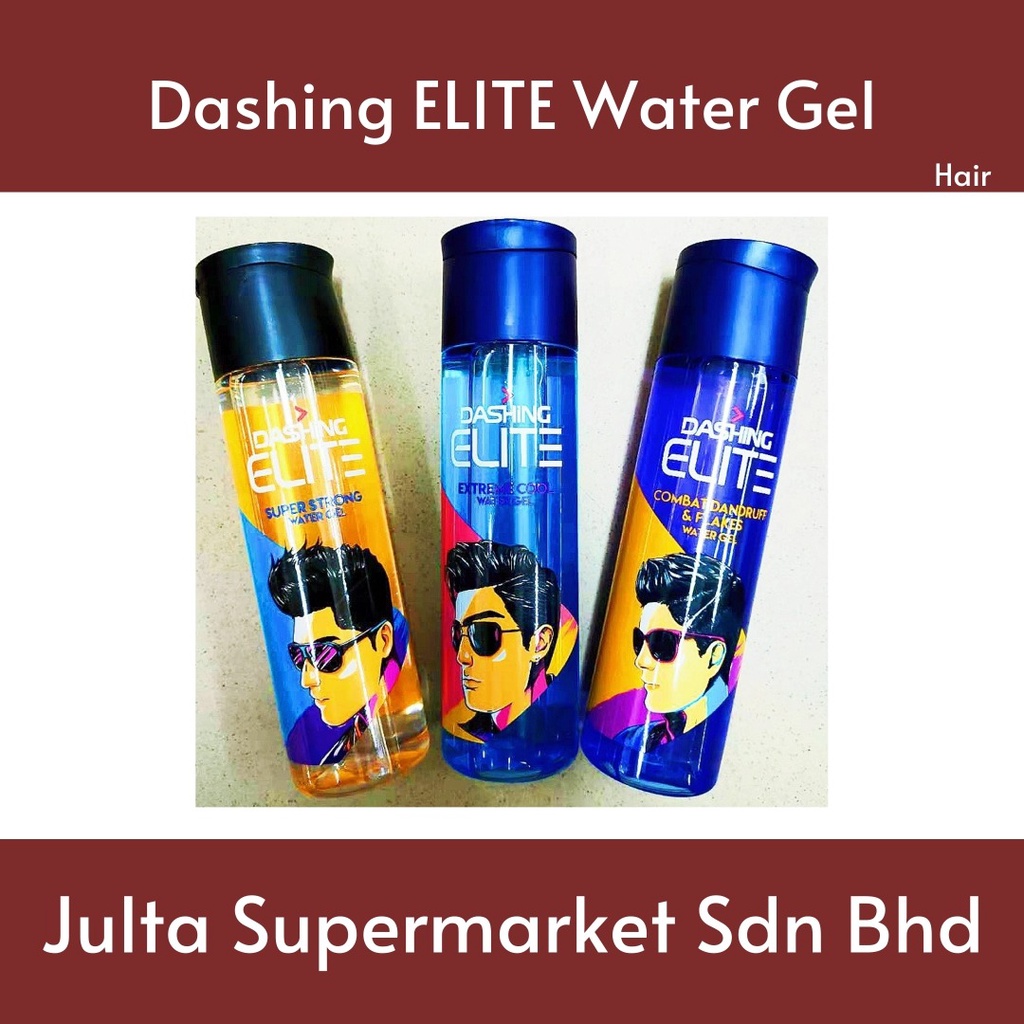 Dashing Water Gel Extreme Cool - Super Strong - Combat Dandruff &Flakes  200ML | Shopee Malaysia