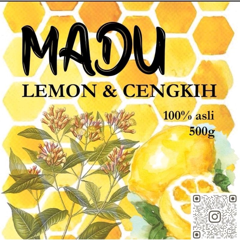 Madu Lemon Cengkih 100 Organik Shopee Malaysia