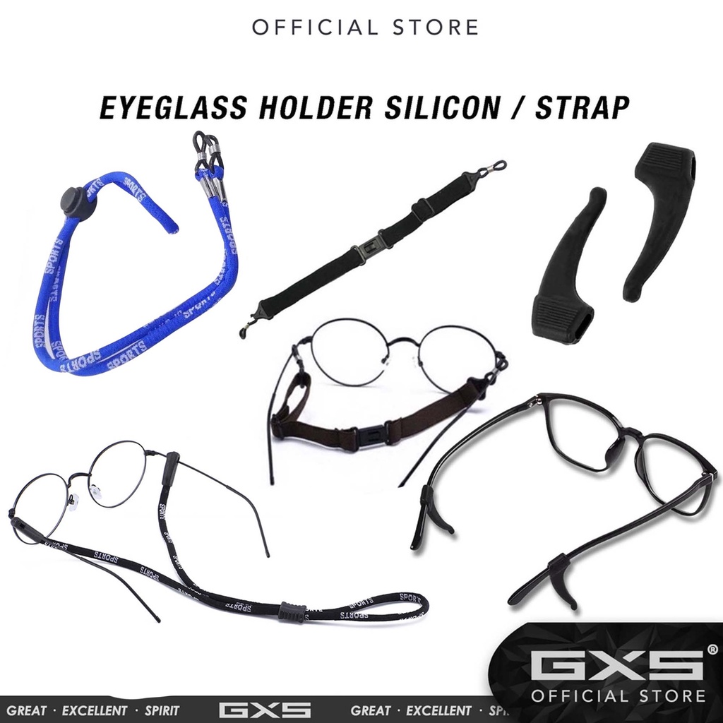 GXS Eyeglasses Silicon/ Straps Holder Chain Glasses AntiSlip