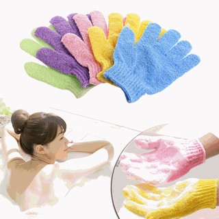 High Quality Exfoliating Gloves Mitt Bath Shower Scrub Tan Dead Skin Removal Exfoliator