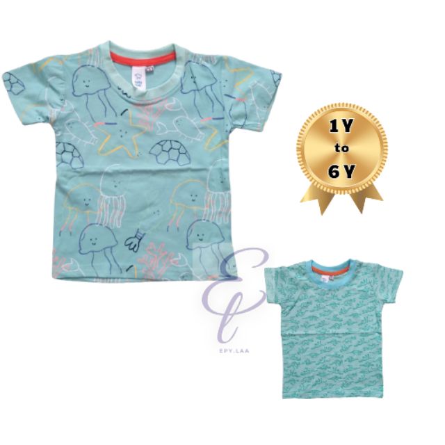 Baju Tshirt Budak Lelaki Cotton Boy Kid Shirts Short Baju Tshirt Budak Lelaki Cotton Boy Kid Shirts Short