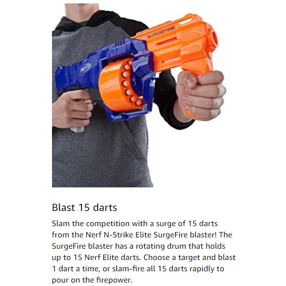 nerf surgefire target