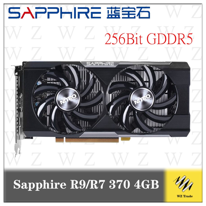 Sapphire R9 R7 370 4gb 350 2gb 256bit Gddr5 Graphics Card For Ati Radeon Games 1050ti 960 Shopee Malaysia