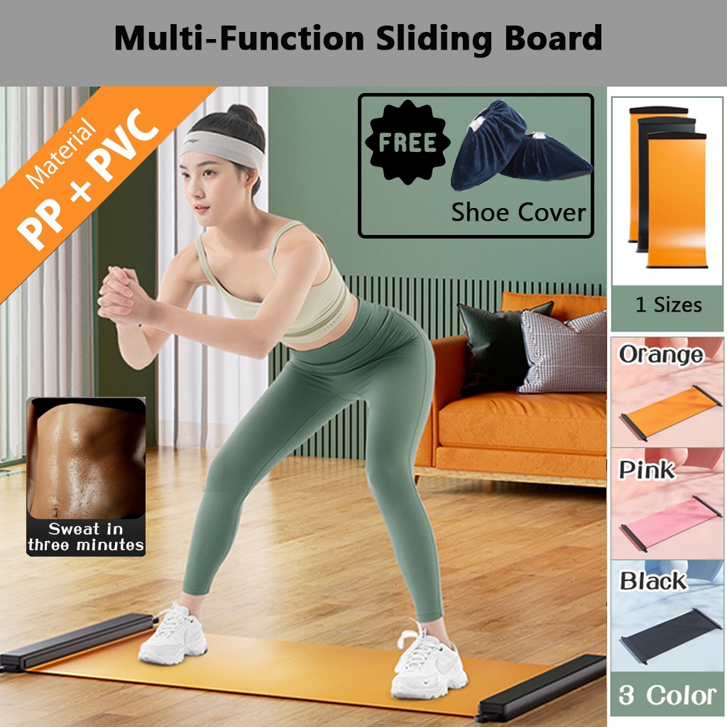 3H Fitness Sliding Board Yoga Sliding Mat Glide Mat Cham Mat Plate Skating Training Board Home Gym