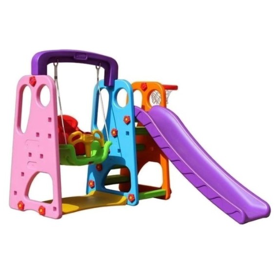 swing and slide set for 2 year old