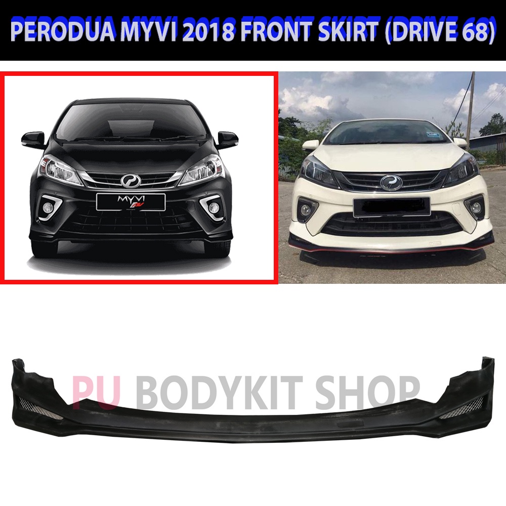 Perodua Myvi 2018 Front Skirt(68)(pu) 