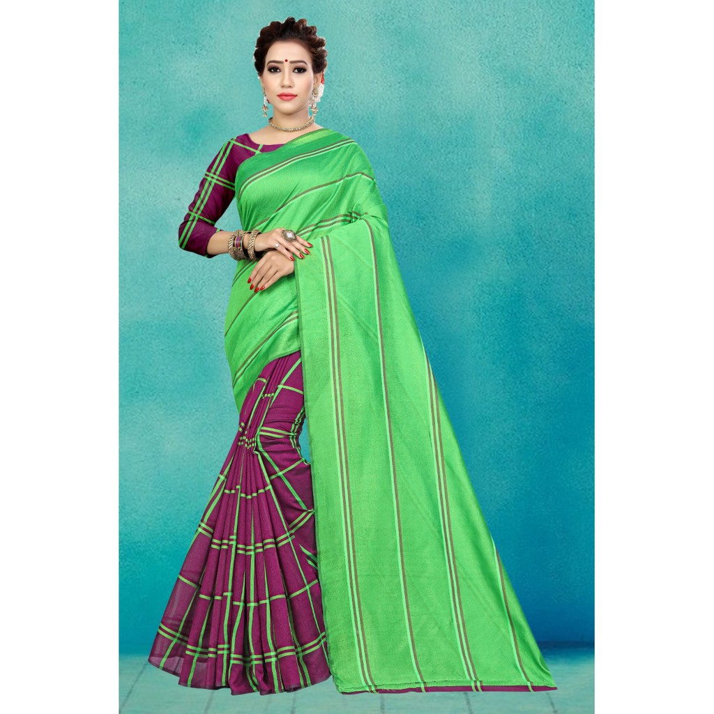 Silk Cotton Saree READY STOCK Sari  Indian Clothing 
