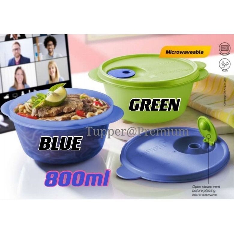 (READY STOCK)Tupperware CrystalWave Bowl (1pc or 2pcs) 800ml