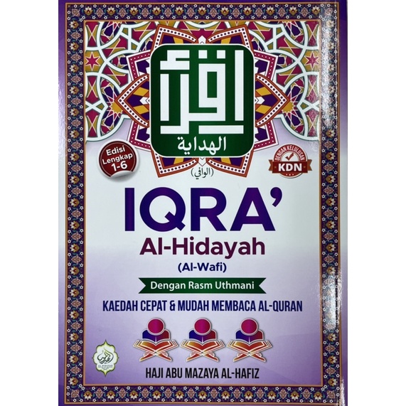 (TERKINI) Iqra Al-Wafi Lengkap 1-6 Berwarna