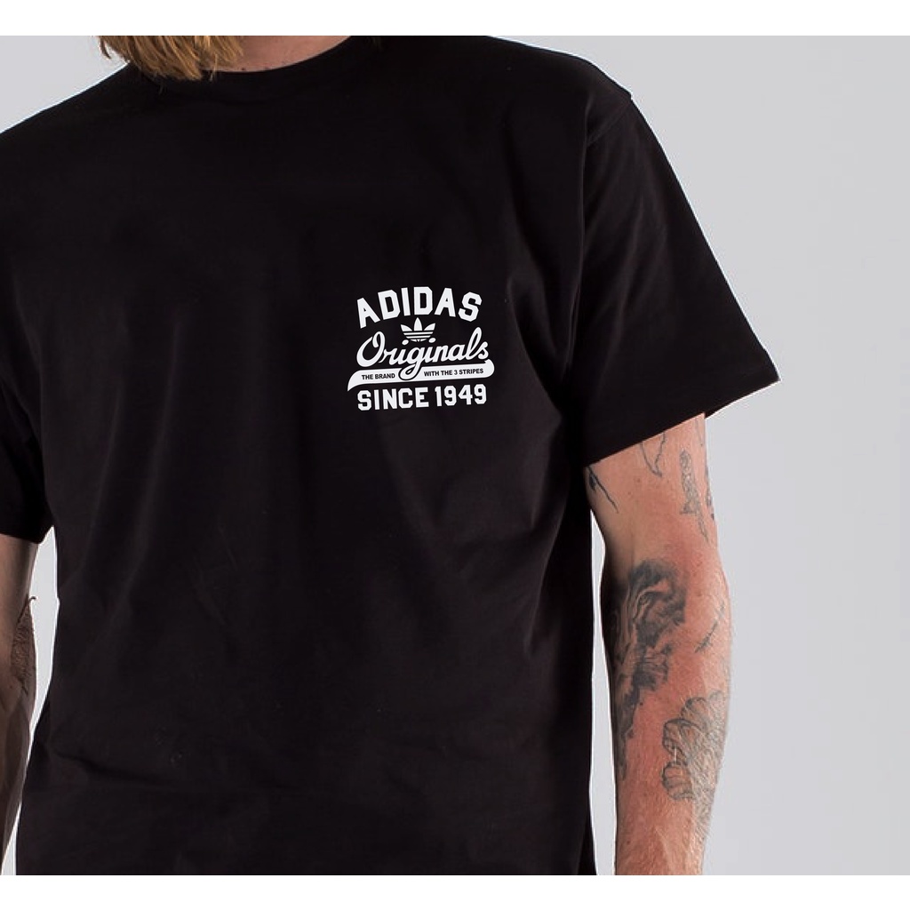 ADIDAS Youth T Shirt. 100% Cotton Hipster Round Neck. Men Women | XS S M L  XL 2XL 3XL | Shopee Malaysia