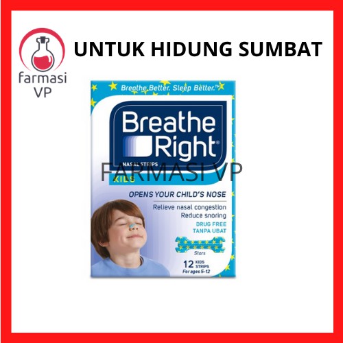 Breathe Right Kids 12's Breath Right Nasal Strips HIDUNG SUMBAT UBAT
