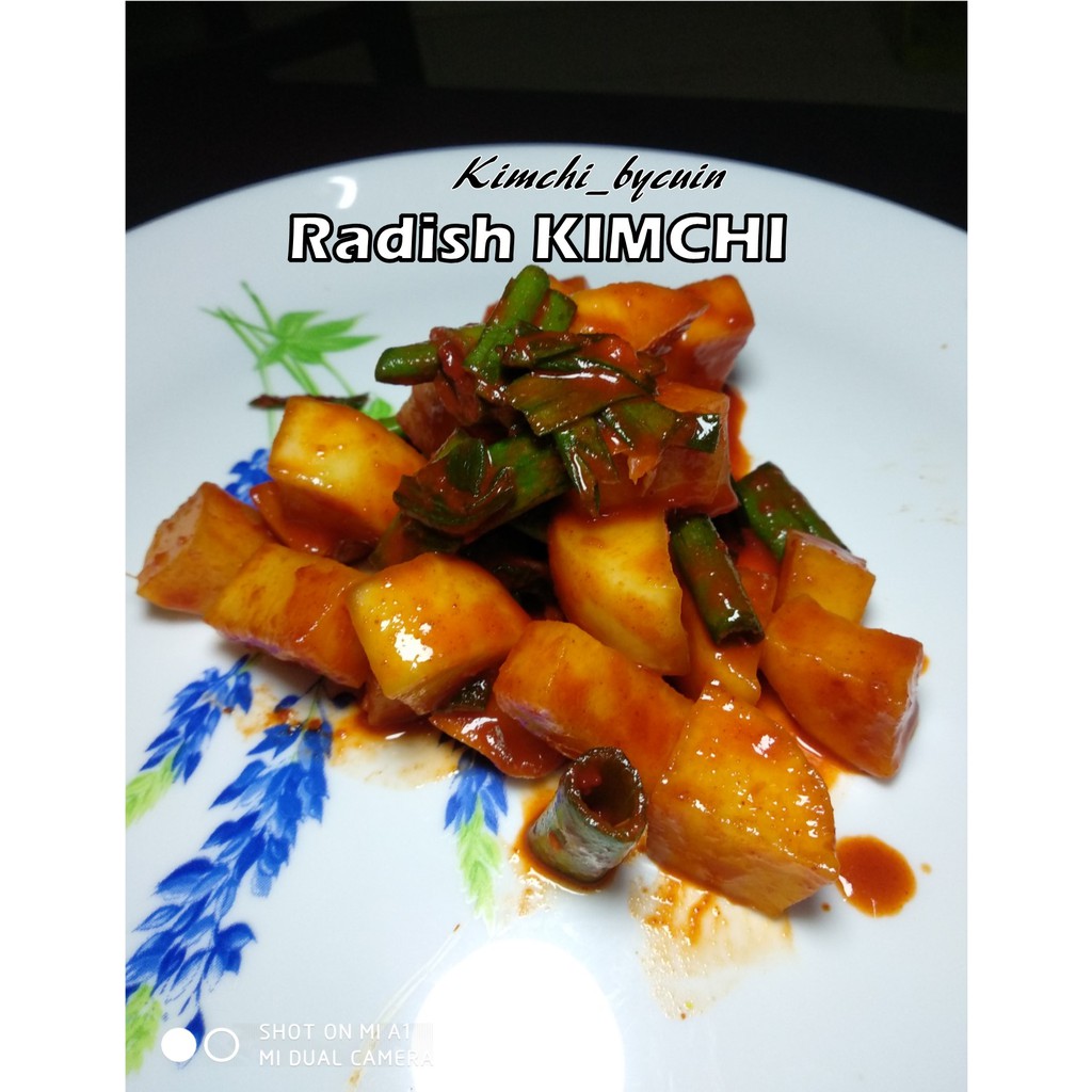 Kimchi Lobak Putih Radish Homemade Halal Kimchi Bycuin Shopee Malaysia