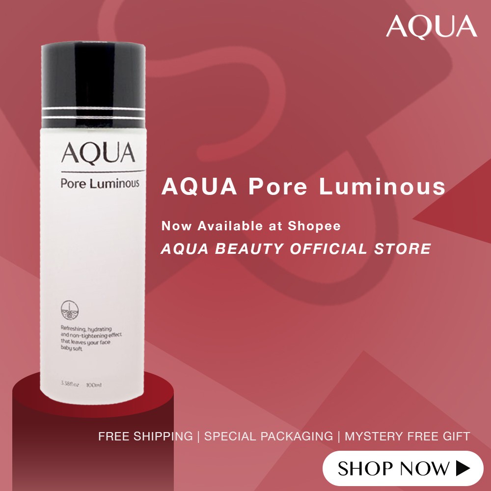 Aqua Pore Luminous Skincare No1 Hapus Jeragat Jerawat Parut Remover Anti Pigmentation Shopee Malaysia