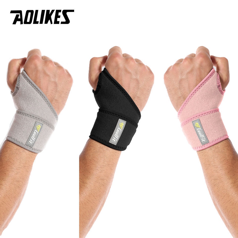 Aolikes Light Weighted Wrist Support Carpal Tunnel Sprains Guard Band