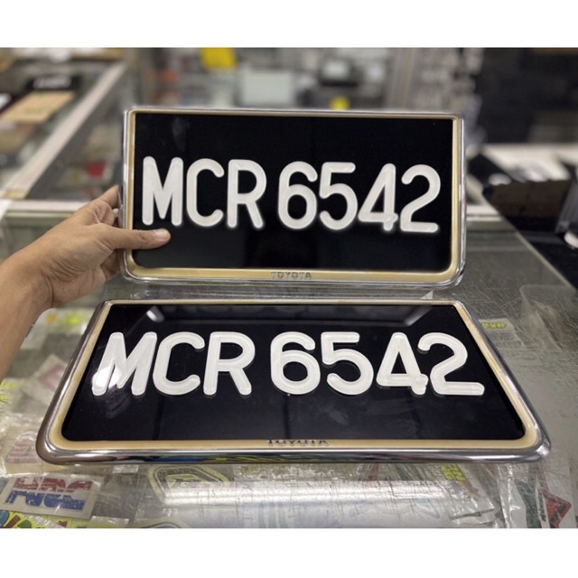 Buy Nombor Plat Kereta Nombor Kristal Saiz 6 5cm Font Standard Car Number Plate Plat Kristal Plat Kereta Seetracker Malaysia