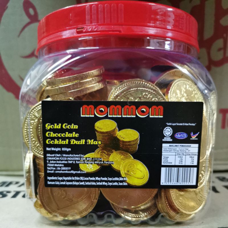 GOLD COIN CHOCOLATE COKLAT DUIT 850G Shopee Malaysia